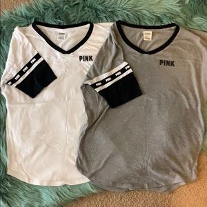 2-PINK Victoria’s Secret tee-shirts